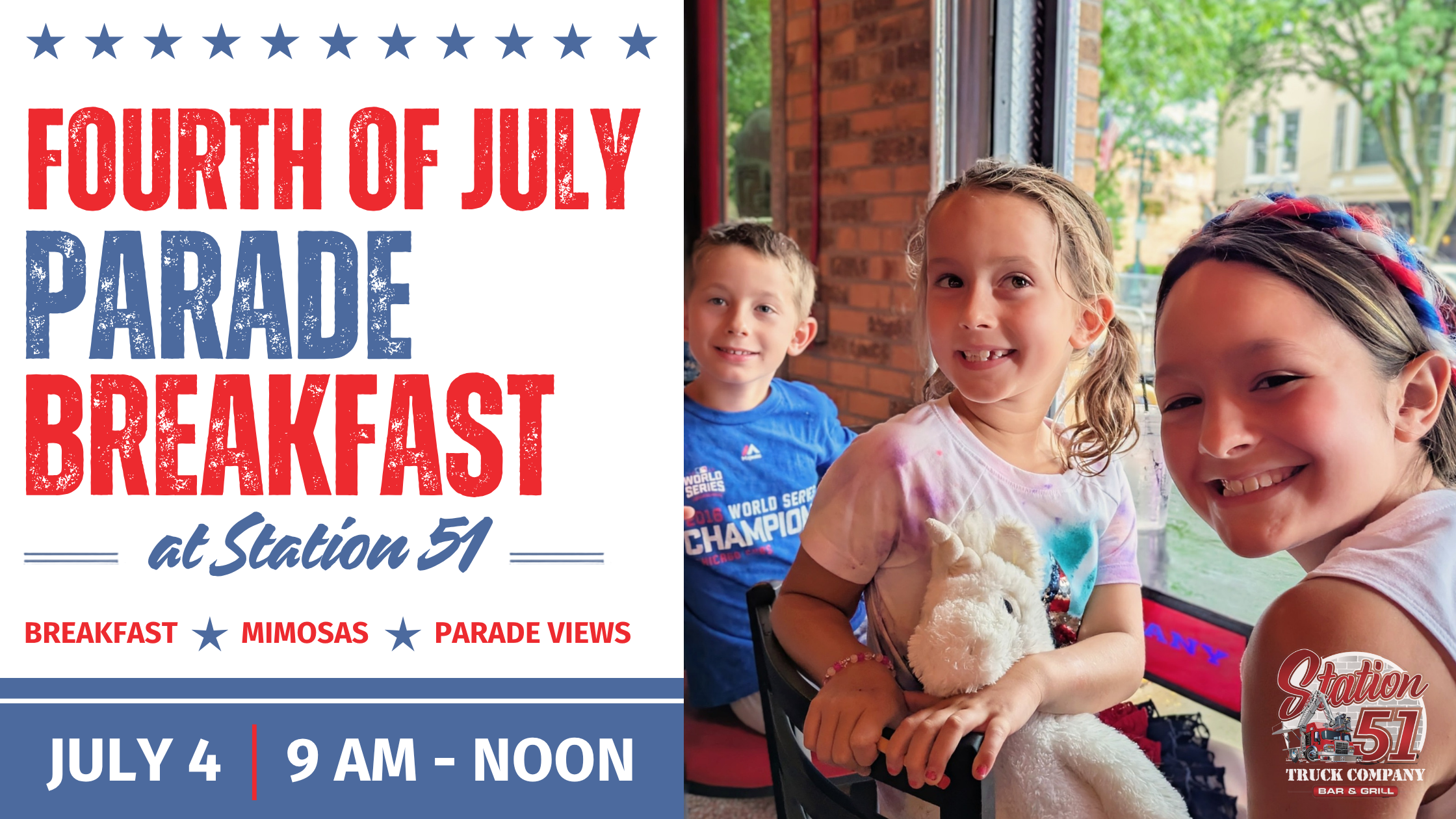 Fourth of July Parade Breakfast at Station 51